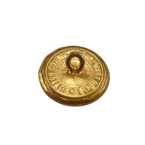 Antique Portland Police Brass Uniform Button - Picture 5 of 7